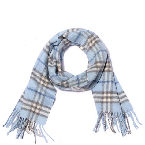 burberry light blue cashmere scarf|Burberry check cashmere scarf sale.